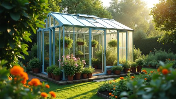 Optez pour une serre de jardin en verre adaptée à vos besoins