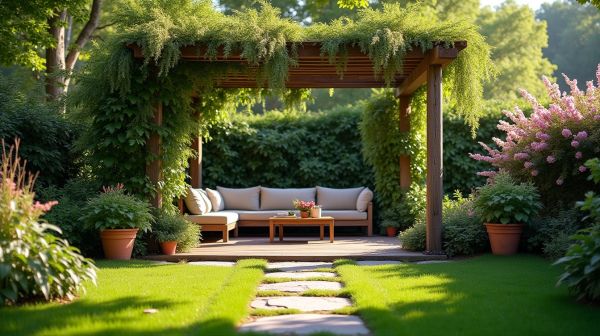 Optimiser l'aménagement de jardin pour un espace convivial